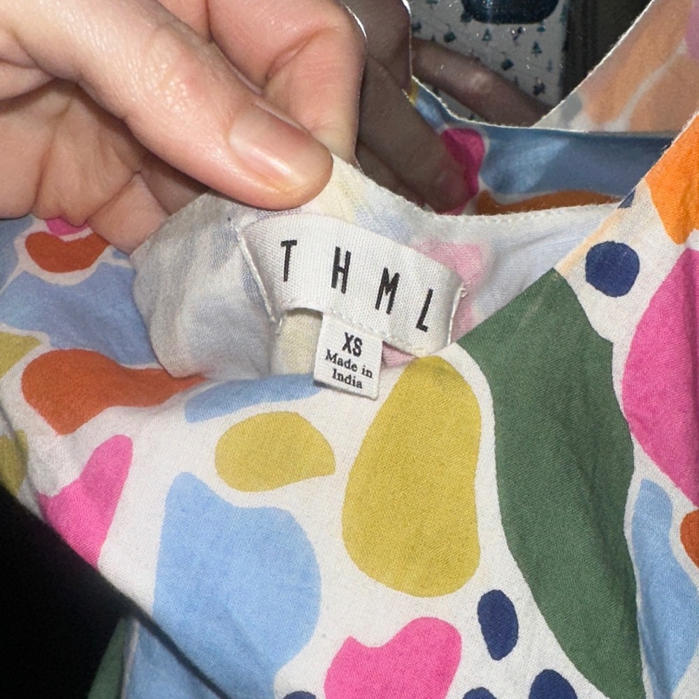THML Multicolor Abstract Pattern Dress - Picture 3 of 5